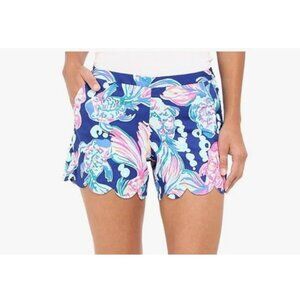 Lilly Pulitzer Women's Magnolia Short True Blue Going Coastal Size 6